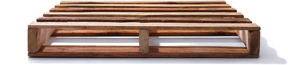 A photo of a wooden pallet